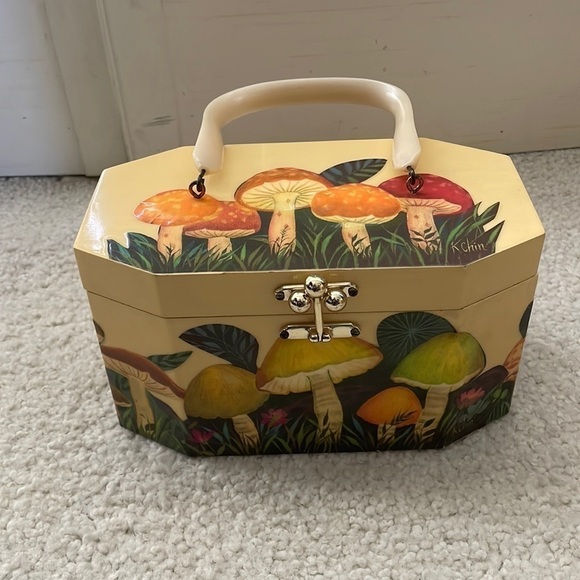 Vintage Billie Ross Wooden Bag - Picture 1 of 7